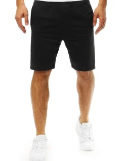 Spodenki Męskie>Dstreet Krótkie spodenki dresowe męskie czarne SX0824