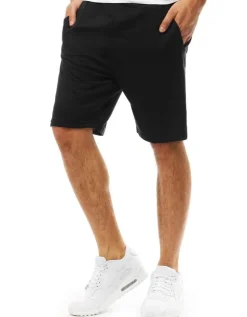 Spodenki Męskie>Dstreet Krótkie spodenki dresowe męskie czarne SX0824