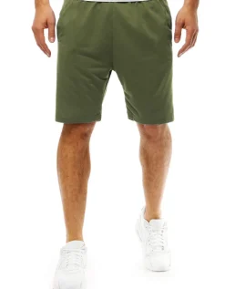 Spodenki Męskie>Dstreet Krótkie spodenki dresowe męskie zielone SX2390