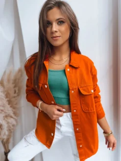 Kurtki Damskie>Dstreet Kurtka damska ALEXANDRIA pomarańczowa TY3602