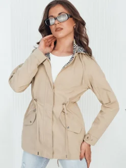 Kurtki Damskie>Dstreet Kurtka damska AVELIN beżowa TY4348