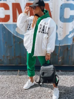 Kurtki Damskie>Dstreet Kurtka damska bejsbolówka BASKET biała TY3118