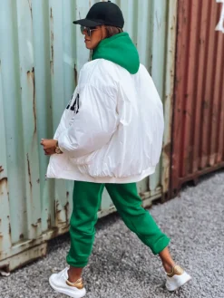 Kurtki Damskie>Dstreet Kurtka damska bejsbolówka BASKET biała TY3118