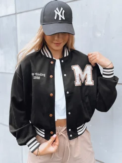 Kurtki Damskie>Dstreet Kurtka damska bejsbolówka HITGIRL czarna TY3853