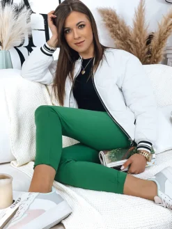 Kurtki Damskie>Dstreet Kurtka damska BOMBER biała TY3432