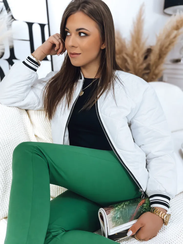 Kurtki Damskie>Dstreet Kurtka damska BOMBER biała TY3432