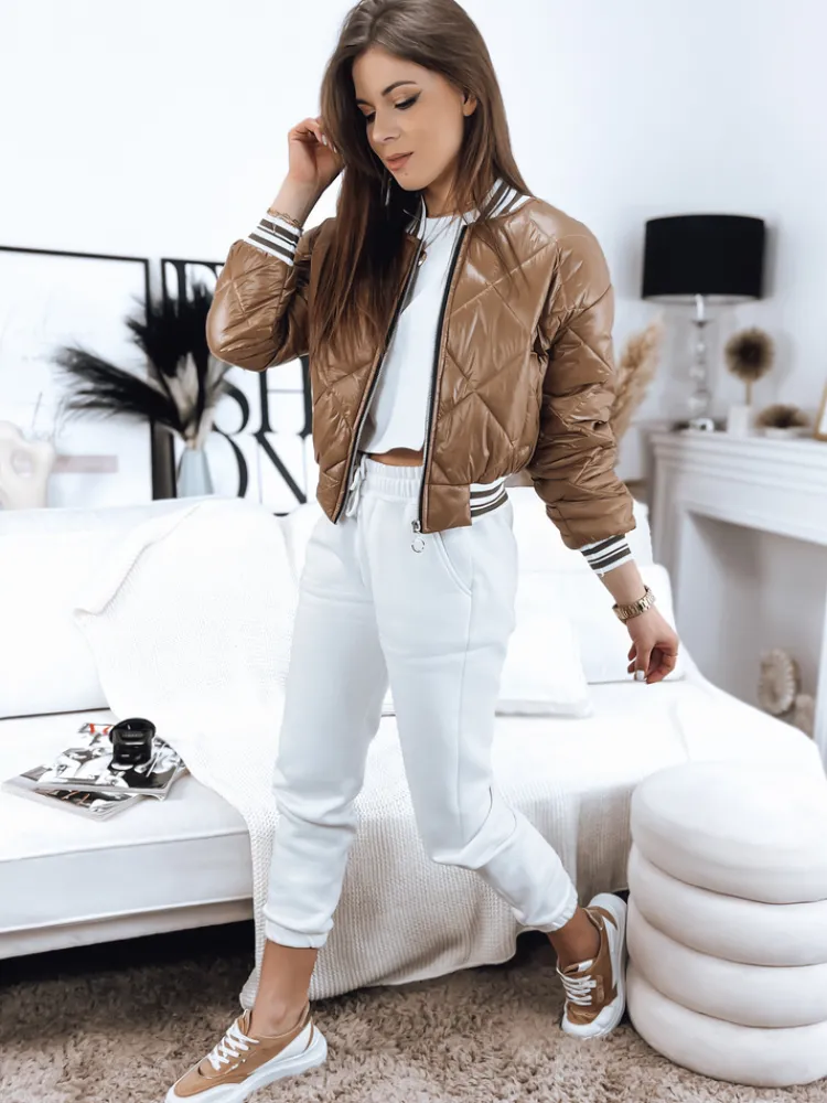 Kurtki Damskie>Dstreet Kurtka damska BOMBER kamelowa TY3431