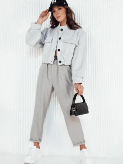 Kurtki Damskie>Dstreet Kurtka damska bomberka HONES jasnoszara TY4141