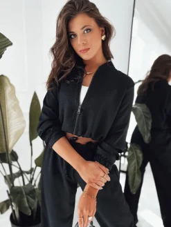 Kurtki Damskie>Dstreet Kurtka damska bomberka MADDIE czarna RY2318