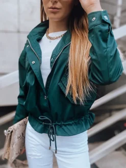 Kurtki Damskie>Dstreet Kurtka damska bomberka SISI zielona TY1858z