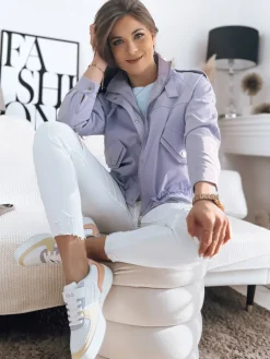 Kurtki Damskie>Dstreet Kurtka damska bomberka SISI fioletowa TY3426