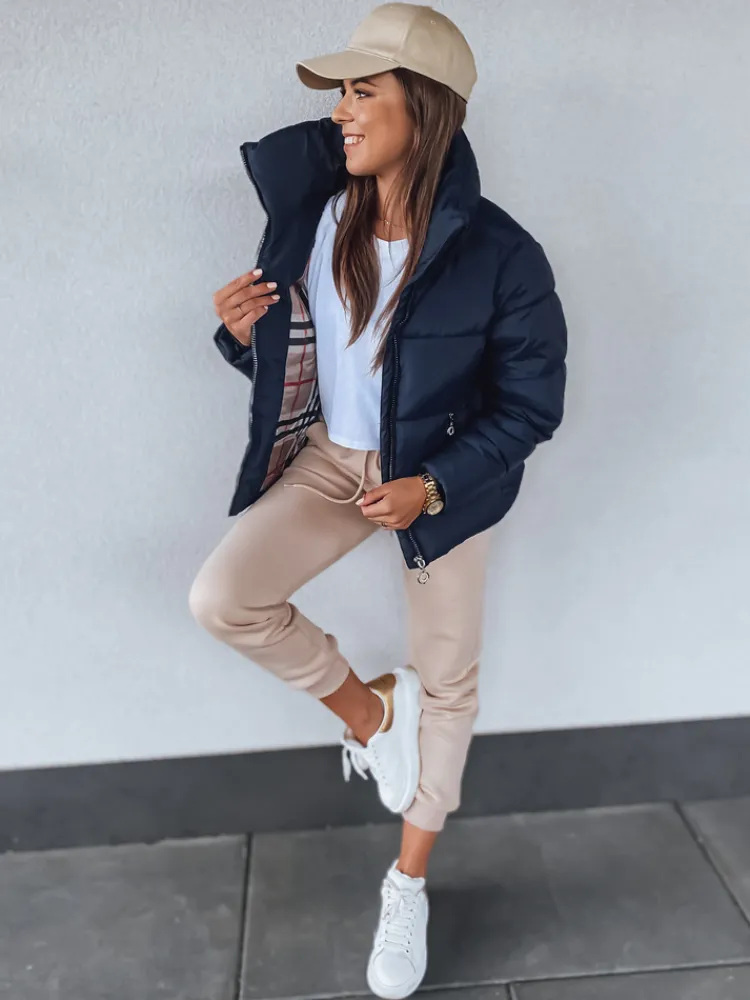 Kurtki Damskie>Dstreet Kurtka damska BUENO granatowa TY2898