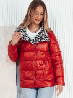 Kurtki Damskie>Dstreet Kurtka damska DELSY czerwona TY4122