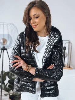 Kurtki Damskie>Dstreet Kurtka damska dwustronna JIMA czarna TY3473