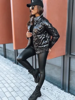 Kurtki Damskie>Dstreet Kurtka damska ELBRA czarna TY2759