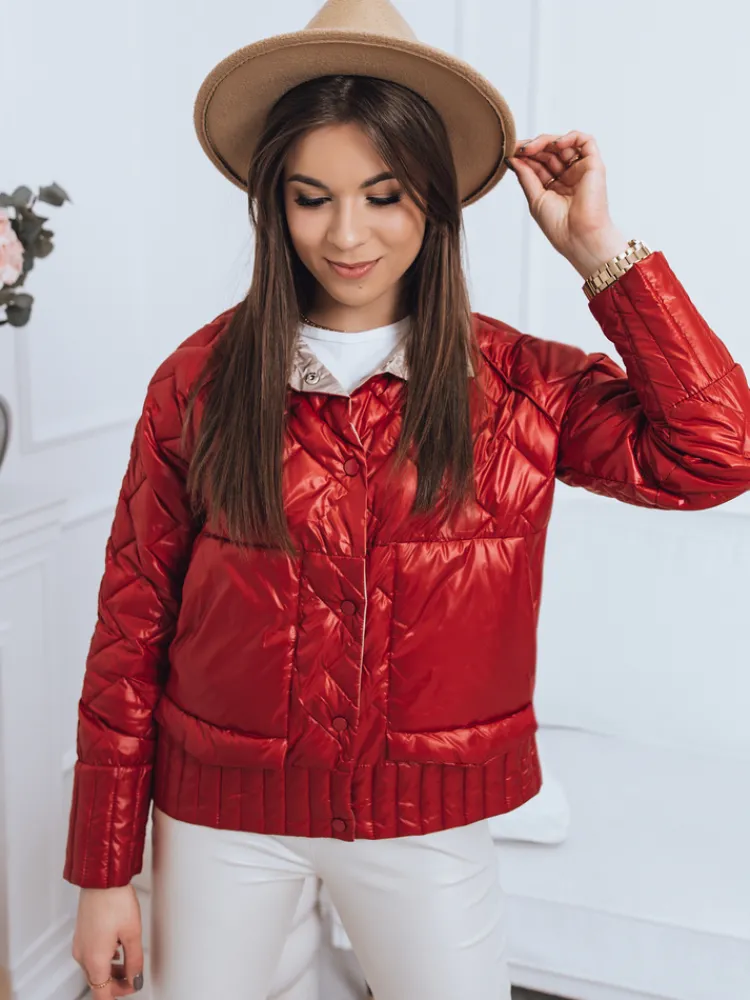 Kurtki Damskie>Dstreet Kurtka damska ELBRA czerwona TY2760