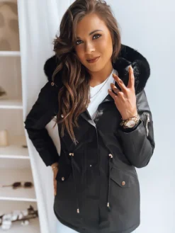 Kurtki Damskie>Dstreet Kurtka damska ERISS czarna TY3675