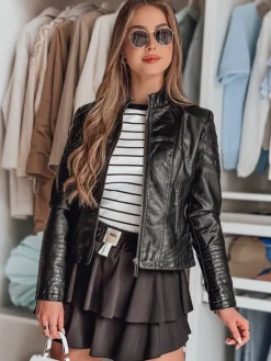 Kurtki Damskie>Dstreet Kurtka damska FASAR czarna TY2849