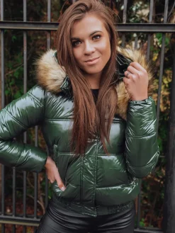 Kurtki Damskie>Dstreet Kurtka damska FELLISA zielona TY2459