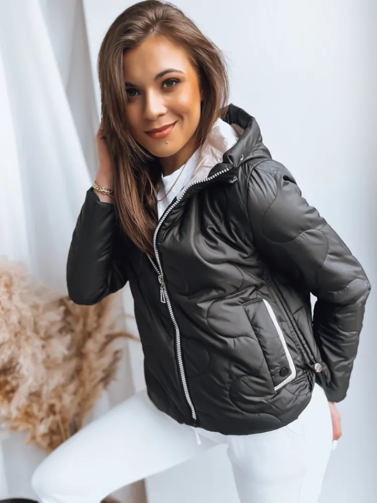 Kurtki Damskie>Dstreet Kurtka damska FLUFFY czarna TY3586