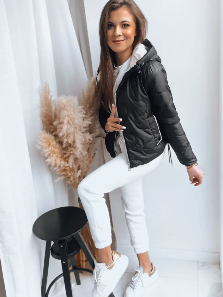Kurtki Damskie>Dstreet Kurtka damska FLUFFY czarna TY3586