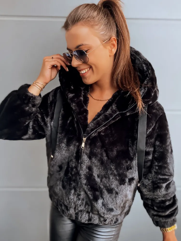 Kożuszki Damskie|Kurtki Damskie>Dstreet Kurtka damska FRESCO czarna TY2974