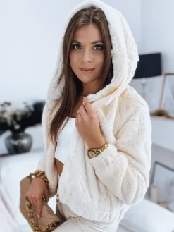 Kurtki Damskie>Dstreet Kurtka damska FRESCO ecru TY3344