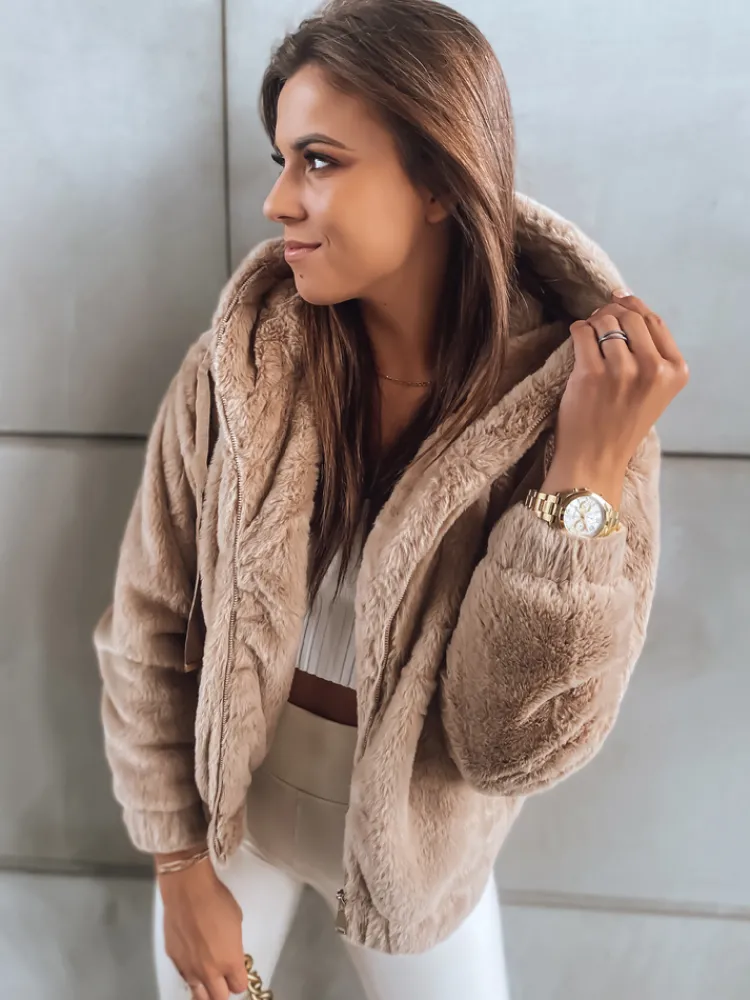 Kożuszki Damskie|Kurtki Damskie>Dstreet Kurtka damska FRESCO kamelowa TY2973