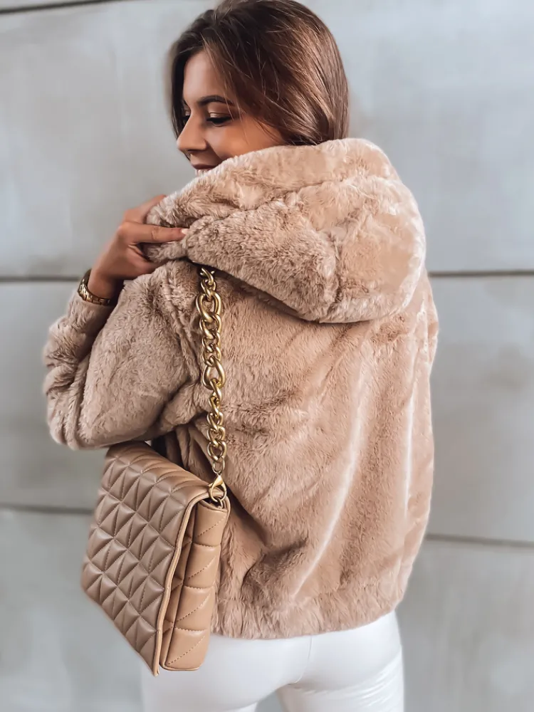 Kożuszki Damskie|Kurtki Damskie>Dstreet Kurtka damska FRESCO kamelowa TY2973