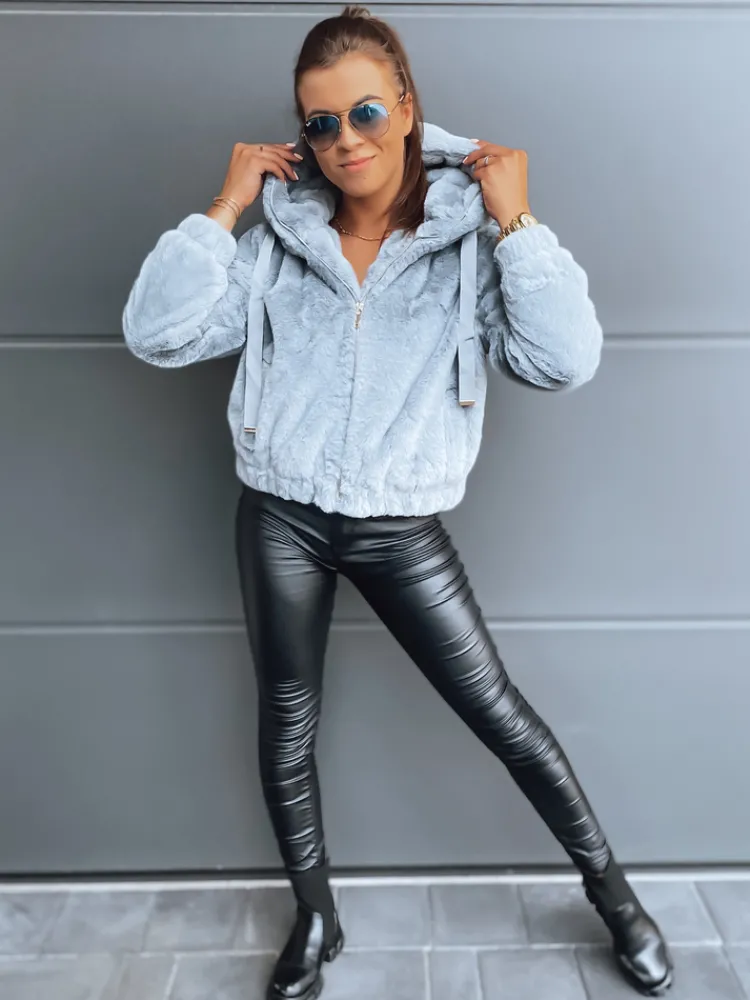 Kożuszki Damskie|Kurtki Damskie>Dstreet Kurtka damska FRESCO szara TY2972