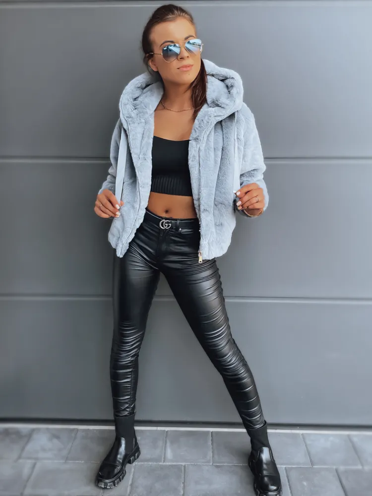 Kożuszki Damskie|Kurtki Damskie>Dstreet Kurtka damska FRESCO szara TY2972