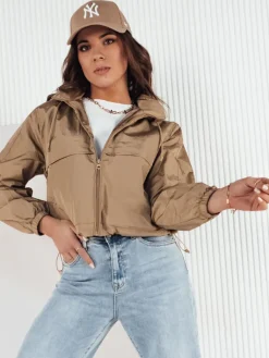 Kurtki Damskie>Dstreet Kurtka damska GRAUS beżowa TY4221