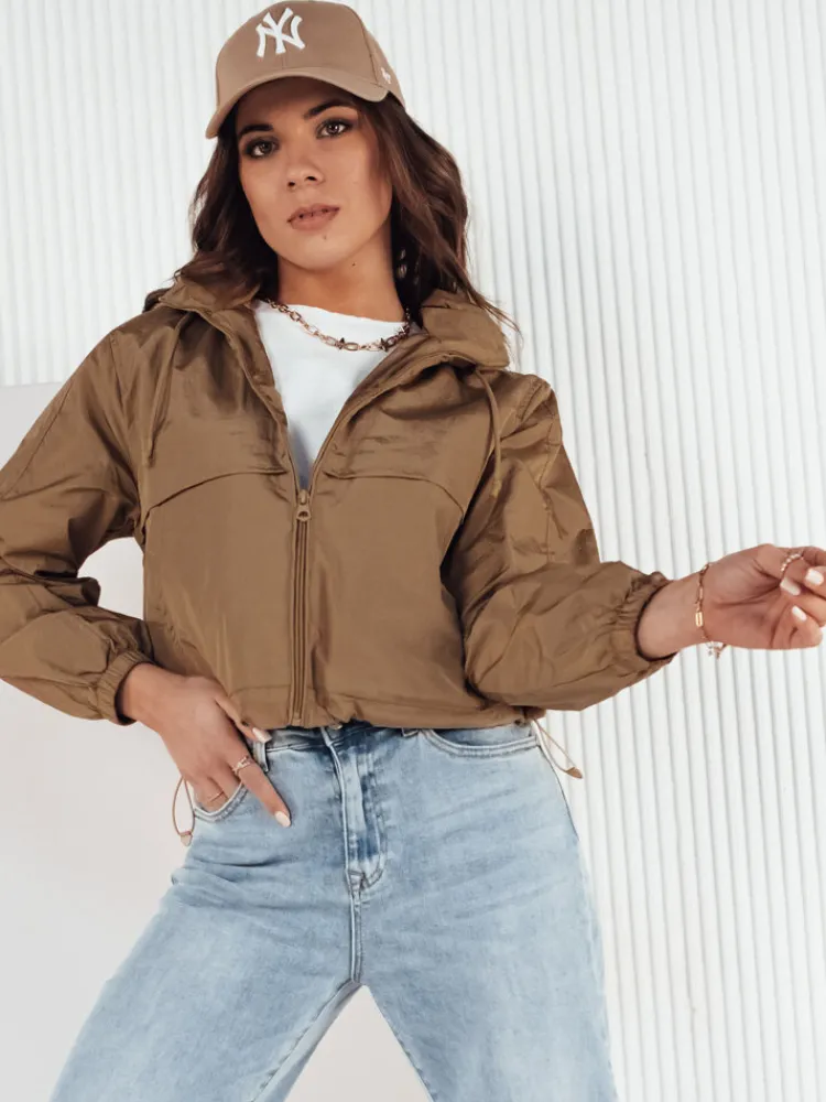 Kurtki Damskie>Dstreet Kurtka damska GRAUS brązowe TY4235