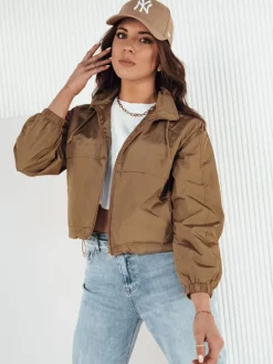 Kurtki Damskie>Dstreet Kurtka damska GRAUS brązowe TY4235