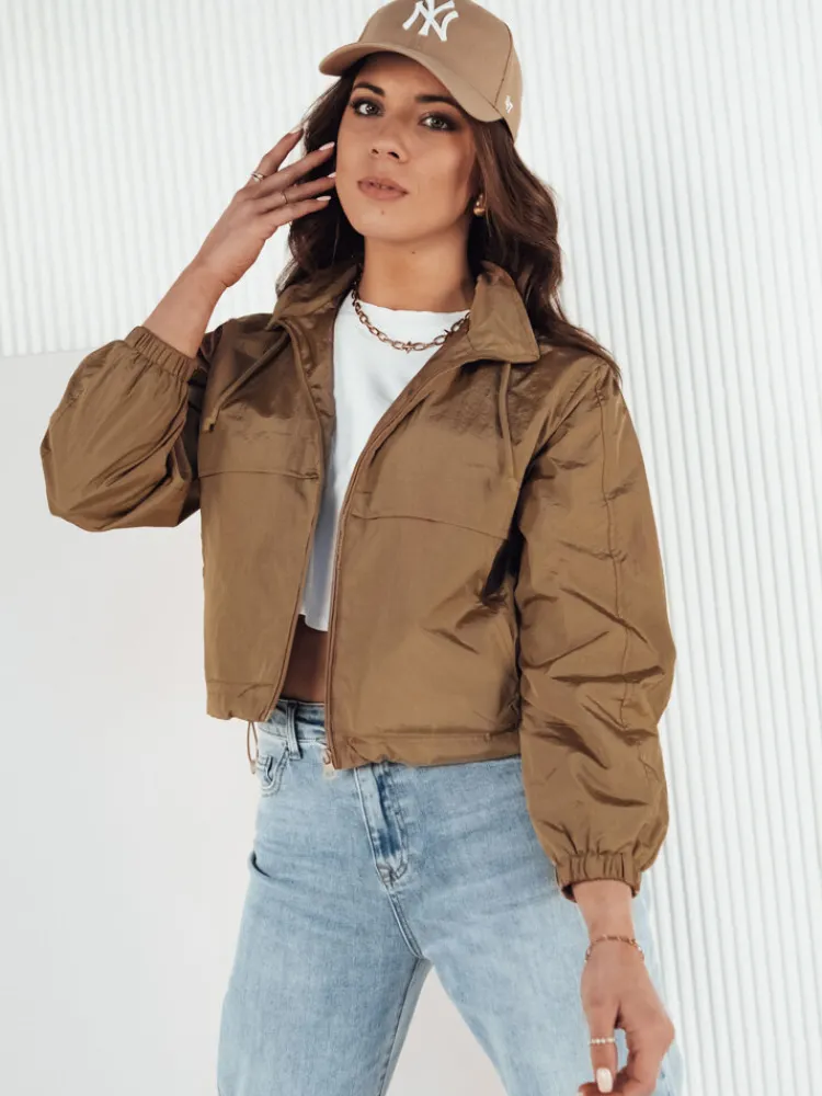 Kurtki Damskie>Dstreet Kurtka damska GRAUS brązowe TY4235