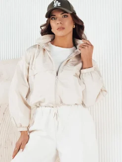 Kurtki Damskie>Dstreet Kurtka damska GRAUS ecru TY4220