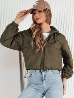 Kurtki Damskie>Dstreet Kurtka damska GRAUS zielona TY4223