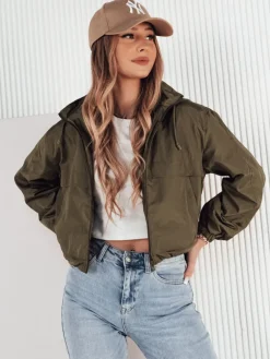 Kurtki Damskie>Dstreet Kurtka damska GRAUS zielona TY4223