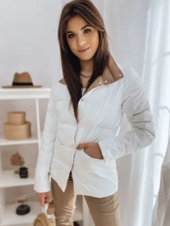 Kurtki Damskie>Dstreet Kurtka damska IRINA biała TY2525