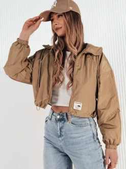 Kurtki Damskie>Dstreet Kurtka damska ISCAR beżowa TY4208