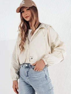 Kurtki Damskie>Dstreet Kurtka damska ISCAR biała TY4207