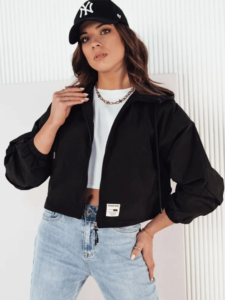 Kurtki Damskie>Dstreet Kurtka damska ISCAR czarna TY4209