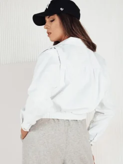 Kurtki Damskie>Dstreet Kurtka damska jeansowa BLIRNA biała TY4165