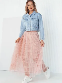 Kurtki Damskie>Dstreet Kurtka damska jeansowa FINSEI niebieska TY4166