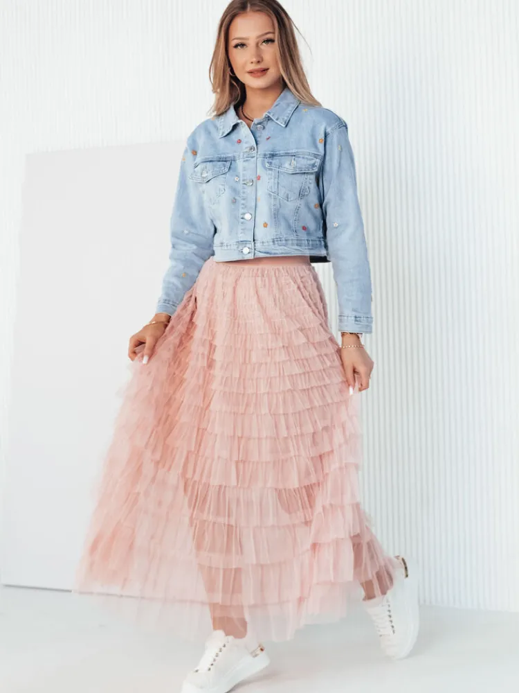 Kurtki Damskie>Dstreet Kurtka damska jeansowa FINSEI niebieska TY4166