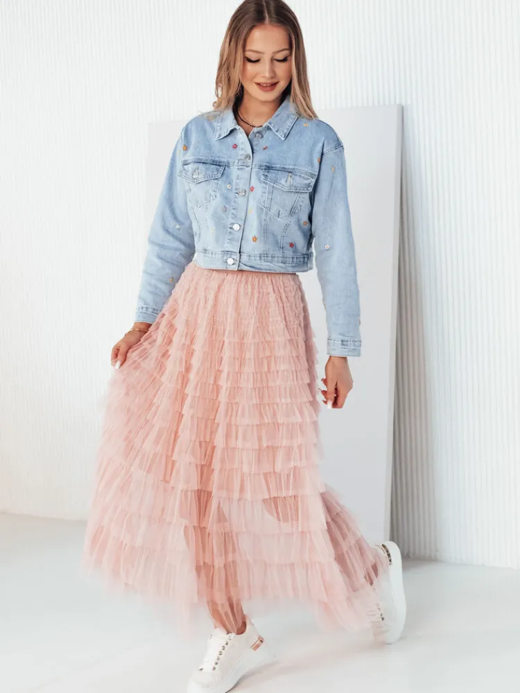 Kurtki Damskie>Dstreet Kurtka damska jeansowa FINSEI niebieska TY4166