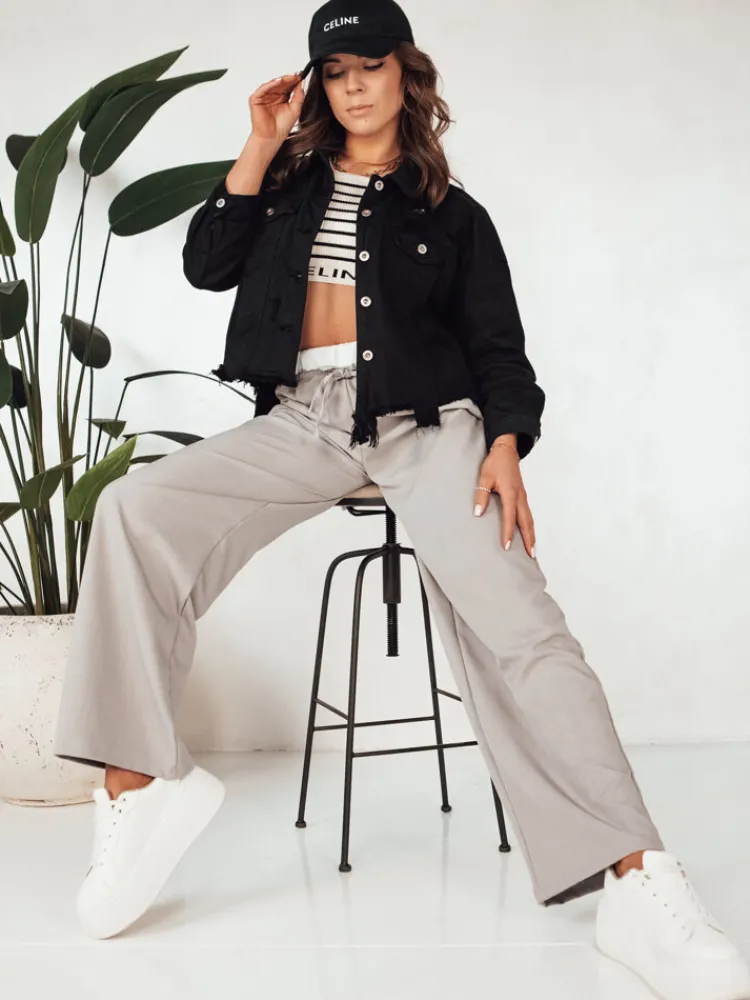 Kurtki Damskie>Dstreet Kurtka damska jeansowa oversize MOLI czarna TY4132