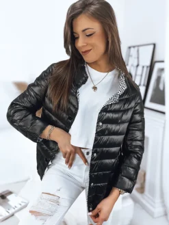 Kurtki Damskie>Dstreet Kurtka damska LUIZA czarna TY3557