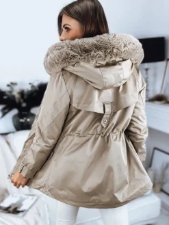 Kurtki Damskie>Dstreet Kurtka damska MEGI beżowa TY3304