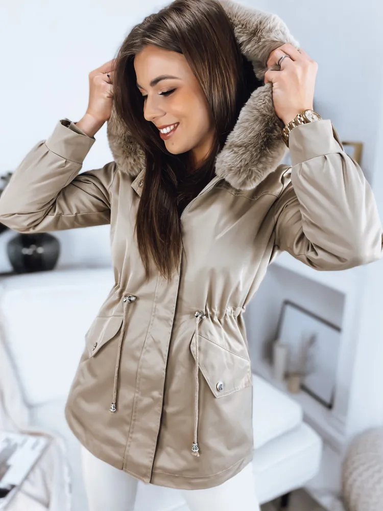 Kurtki Damskie>Dstreet Kurtka damska MEGI beżowa TY3304